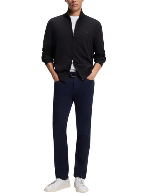 Cardigan in cotone con zip Hugo Boss | 50556345404